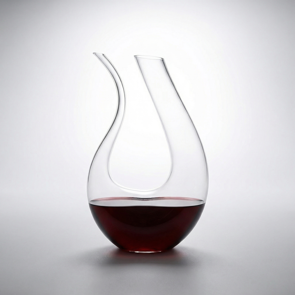U-Shaped Crystal Decanter