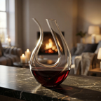 U-Shaped Crystal Decanter