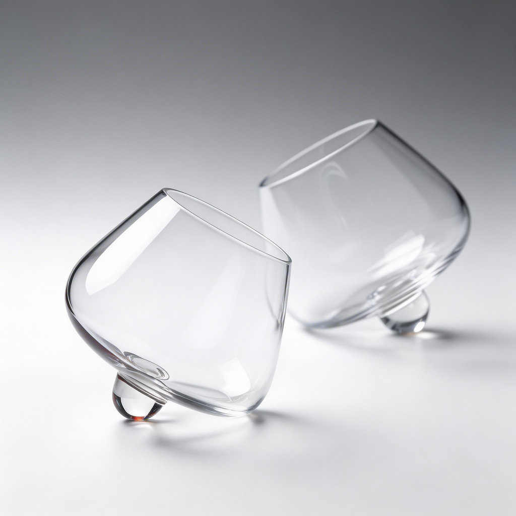 Spinning Crystal Wine Glass Set (2 Pieces)
