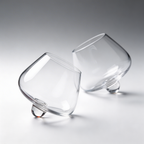 Spinning Crystal Wine Glass Set (2 Pieces)