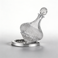 Faceted Spinning Crystal Decanter