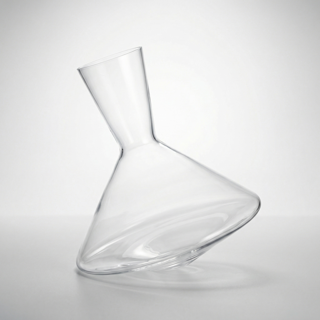 Light Spinning Crystal Decanter