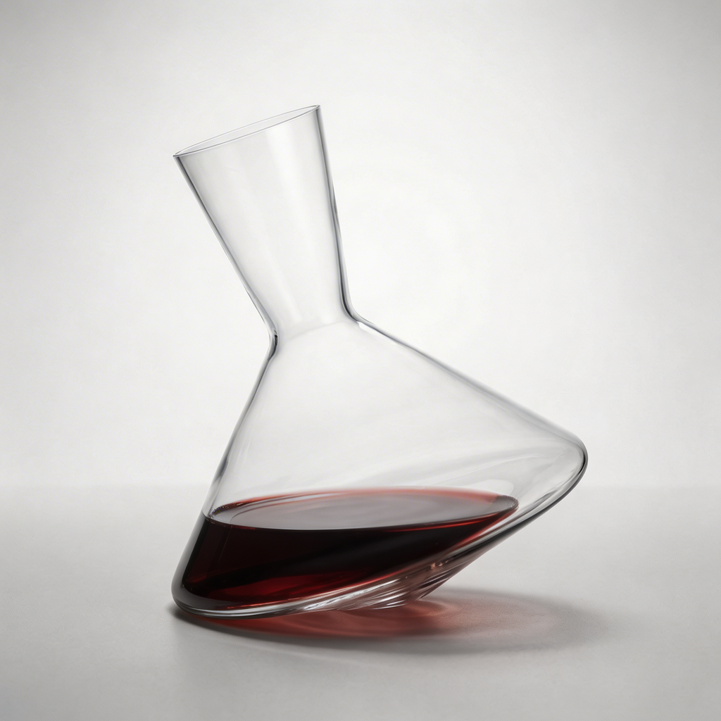 Light Spinning Crystal Decanter